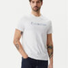 Calvin Klein Тишърт Satin Bonded Logo K10K114162 Бял Regular Fit за Мъже цена