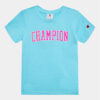 Champion Тишърт Bookstore 404658 Син Regular Fit за Момичета цена