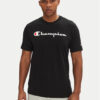 Champion Тишърт 220256 Черен Standard Fit за Мъже цена