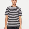 Converse Тишърт M Loose Fit Striped Tee 10027159-A01 Черен Loose Fit за Мъже цена
