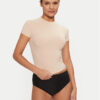 Dorina Тишърт Noa FXTO0015MI116 Бежов Slim Fit за Жени цена