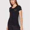 EA7 Emporio Armani Тишърт 8NTT65 TJDQZ 1200 Черен Slim Fit за Жени цена
