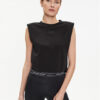 EA7 Emporio Armani Тишърт 3DTT22 TJ6SZ 1200 Черен Regular Fit за Жени цена