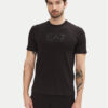 EA7 Emporio Armani Тишърт 7M000224 AF10375 UC001 Черен Regular Fit за Мъже цена