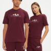 Fila Тишърт Unisex Bedburg FAU0147 Бордо Regular Fit за Унисекс цена
