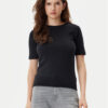 Gap Тишърт 679172-00 Черен Stretch Fit за Жени цена