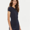Gina Tricot Тишърт 21287 Тъмносин Slim Fit за Жени цена