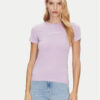 Guess Jeans Тишърт W4YI01 J1314 Виолетов Slim Fit за Жени цена