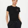 Guess Jeans Тишърт W4YI02 J1314 Черен Slim Fit за Жени цена