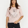 Guess Тишърт V5RI09 I3Z14 Розов Regular Fit за Жени цена