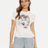 Guess Тишърт W5RI32 K9RM1 Бял Regular Fit за Жени цена