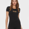Guess Тишърт W4RI33 J1314 Черен Slim Fit за Жени цена