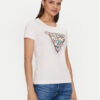 Guess Тишърт Cherry Flower W4YI26 J1314 Розов Slim Fit за Жени цена
