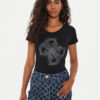 Guess Тишърт W4YI37 J1314 Черен Regular Fit за Жени цена