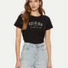 Guess Тишърт V5RI16 J1314 Черен Shirt Fit за Жени цена
