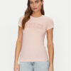 Guess Тишърт W5GI04 J1314 Розов Slim Fit за Жени цена