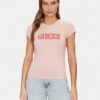 Guess Тишърт W5GI42 J1314 Розов Slim Fit за Жени цена