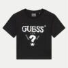 Guess Тишърт J4YI46 K8FQ4 Черен Regular Fit за Момичета цена