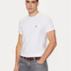 Guess Тишърт Caleb U97M00 KCD31 Бял Slim Fit за Мъже цена
