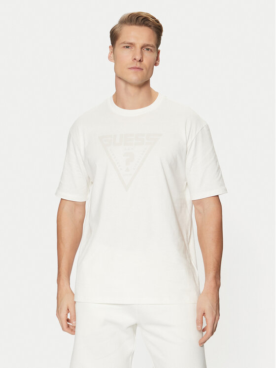 Guess Тишърт Z4BI02 I3Z14 Бял Overshirt Fit за Мъже цена