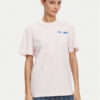 HUGO Тишърт Vintage Tee 50537239 Розов Relaxed Fit за Жени цена