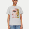 HUGO Тишърт Vintage 50534545 Сив Boxy Fit за Жени цена