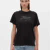 HUGO Тишърт Vintage Tee 50537239 Черен Relaxed Fit за Жени цена