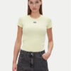 HUGO Тишърт Easy Tee_B 50523924 Жълт Slim Fit за Жени цена