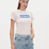 HUGO Тишърт Classic Tee_B 50510772 Розов Slim Fit за Жени цена
