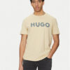 HUGO Тишърт Dulivio 50467556 Бежов Regular Fit за Мъже цена