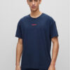 Hugo Тишърт Linked 50493057 Тъмносин Relaxed Fit за Мъже цена