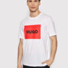 Hugo Тишърт Dulive222 50467952 Бял Regular Fit за Мъже цена