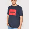 Hugo Тишърт Dulive222 50467952 Тъмносин Regular Fit за Мъже цена