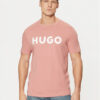 HUGO Тишърт Dulivio 50467556 Розов Regular Fit за Мъже цена