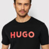 Hugo Тишърт Dulivio 50467556 Черен Regular Fit за Мъже цена