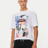 Hugo Тишърт Narcado 50513316 Бял Relaxed Fit за Мъже цена