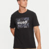 Hugo Тишърт 50523999 Черен Regular Fit за Мъже цена