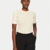 IVY OAK Тишърт Kristin IO1100X2351 Бежов Slim Fit за Жени цена