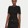 IVY OAK Тишърт Kristin IO1100X2351 Черен Slim Fit за Жени цена