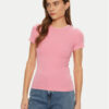 JJXX Тишърт Frankie 12239962 Розов Slim Fit за Жени цена