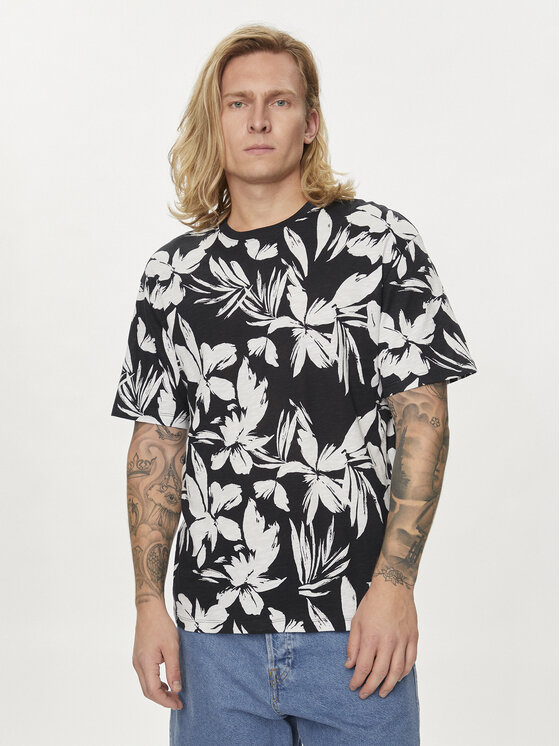Jack&Jones Тишърт Jjejeff 12249329 Черен Relaxed Fit за Мъже цена