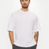 Jack&Jones Тишърт Charge 12259975 Бял Oversize за Мъже цена