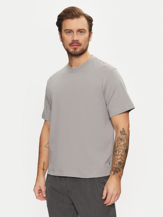 Jack&Jones Тишърт Urban Edge 12254412 Сив Loose Fit за Мъже цена