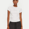Juicy Couture Тишърт Dot Ruched JCWCT24311 Бял Slim Fit за Жени цена