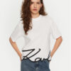 KARL LAGERFELD Тишърт A1W17013 Бял Regular Fit за Жени цена