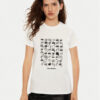 KARL LAGERFELD Тишърт A1W17124 Бял Regular Fit за Жени цена