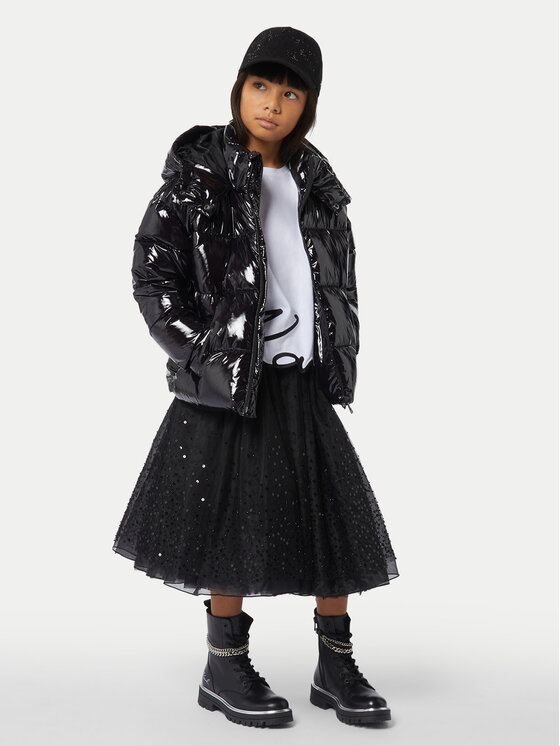 Тишърт Karl Lagerfeld Kids за Момичета цена