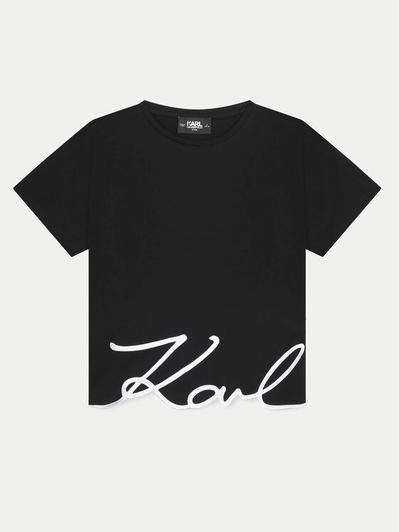 Тишърт Karl Lagerfeld Kids за Момичета цена