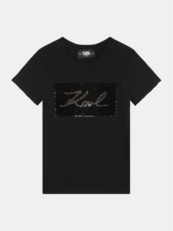 Тишърт Karl Lagerfeld Kids за Момичета цена