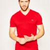 Lacoste Тишърт TH6710 Червен Regular Fit за Мъже цена